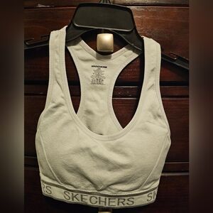 Skechers Women's Light Gray Seamless Sports Bra Size Large